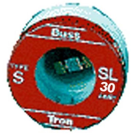 EATON BUSSMANN Bussmann - Cooper BP-SL-30 3 Count 30 Amp Tamper Proof Plug Fuses BP/SL-30
